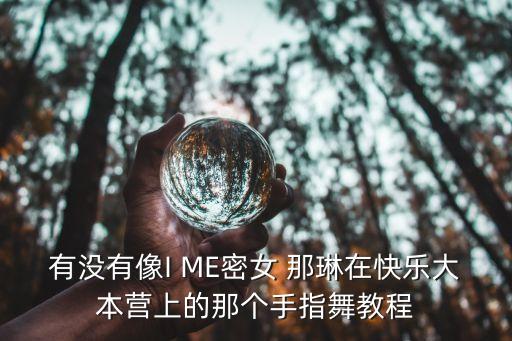 有没有像I ME密女 那琳在快乐大本营上的那个手指舞教程