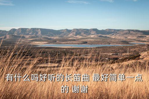 有什么吗好听的长笛曲 最好简单一点的 谢谢