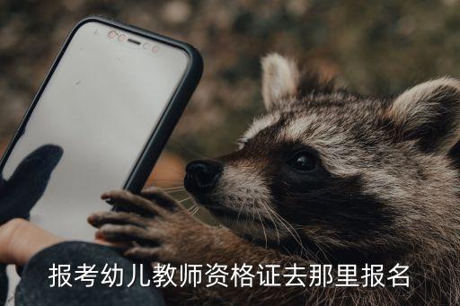 报考幼儿教师资格证去那里报名