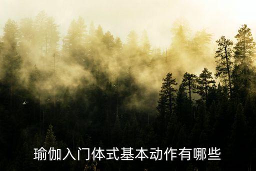 瑜伽入门体式基本动作有哪些