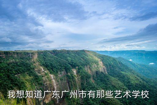 我想知道广东广州市有那些艺术学校