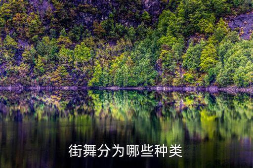 街舞分为哪些种类