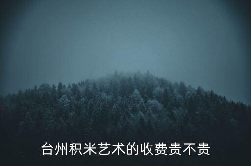 台州积米艺术的收费贵不贵