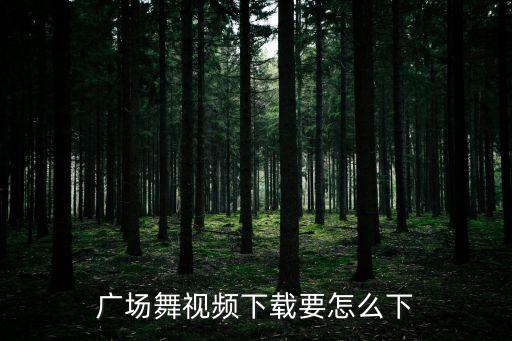 广场舞视频下载要怎么下
