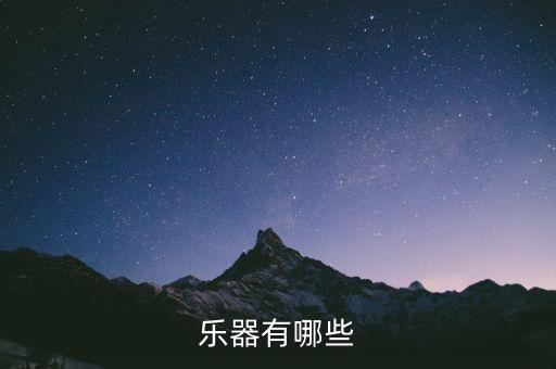 乐器有哪些