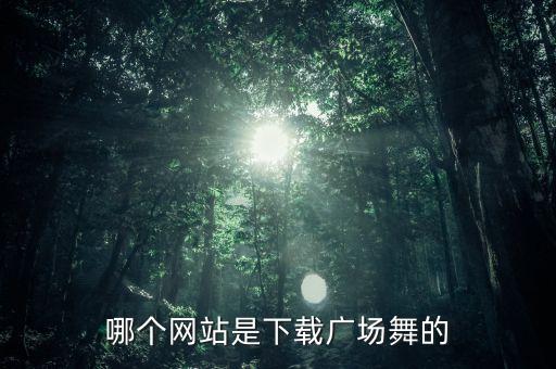 哪个网站是下载广场舞的