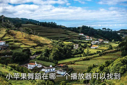 小苹果舞蹈在哪一个播放器可以找到