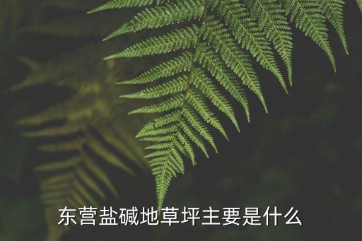 东营盐碱地草坪主要是什么