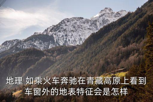 地理 如乘火车奔驰在青藏高原上看到车窗外的地表特征会是怎样