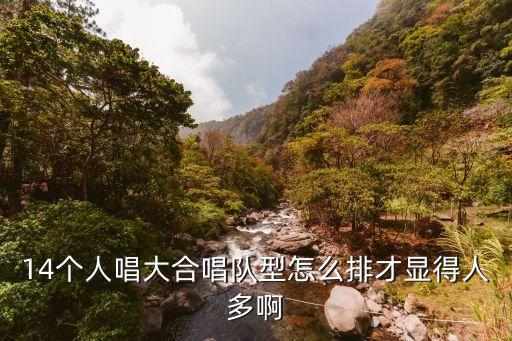 14个人唱大合唱队型怎么排才显得人多啊