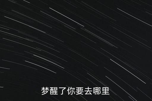 梦醒了你去哪里广场舞，梦醒了你要去哪里
