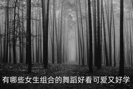 有哪些女生组合的舞蹈好看可爱又好学