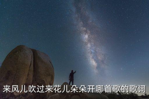 来风儿吹过来花儿朵朵开哪首歌的歌词