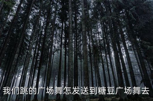 我们跳的广场舞怎发送到糖豆广场舞去