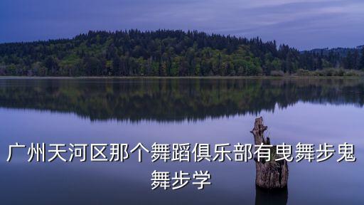 广州天河区那个舞蹈俱乐部有曳舞步鬼舞步学