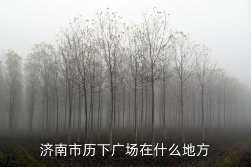 济南市历下广场在什么地方