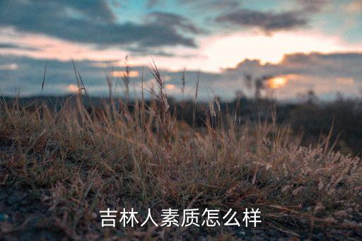 吉林人素质怎么样