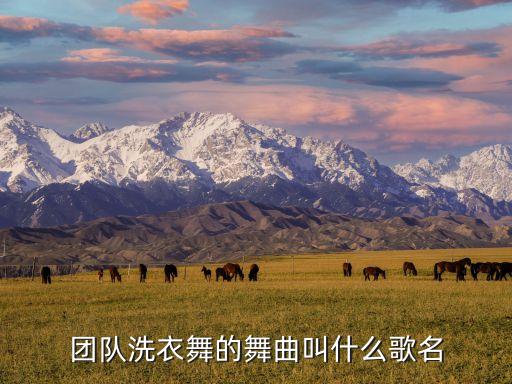 洗衣舞曲典藏版广场舞，团队洗衣舞的舞曲叫什么歌名