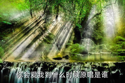 你会爱我到什么时候原唱是谁