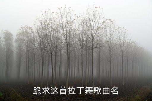 跪求这首拉丁舞歌曲名
