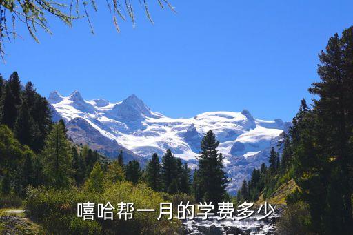 嘻哈帮怎么收学费，嘻哈帮一月的学费多少
