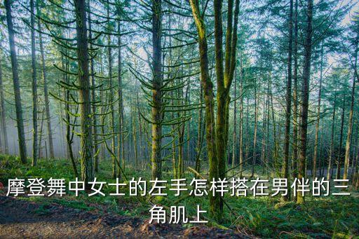 摩登舞中女士的左手怎样搭在男伴的三角肌上