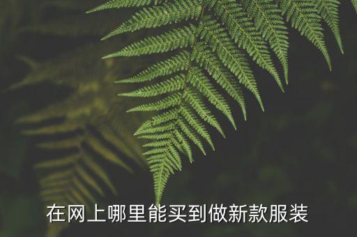 在网上哪里能买到做新款服装