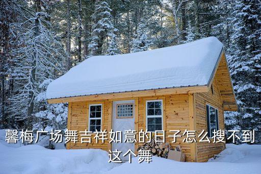 馨梅广场舞吉祥如意的日子怎么搜不到这个舞
