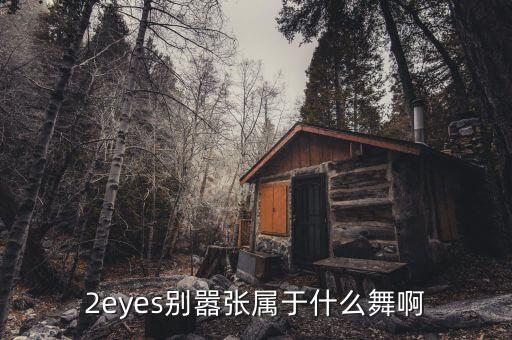 2eyes别嚣张属于什么舞啊