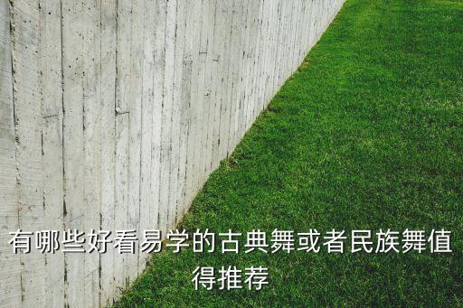 有哪些好看易学的古典舞或者民族舞值得推荐
