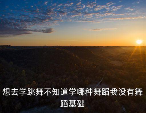 想去学跳舞不知道学哪种舞蹈我没有舞蹈基础