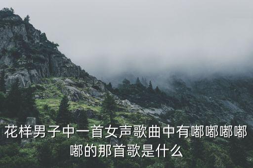 啾啾啾叭叭是什么歌，花样男子中一首女声歌曲中有嘟嘟嘟嘟嘟的那首歌是什么