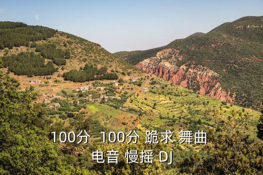 100分  100分 跪求 舞曲 电音 慢摇 DJ