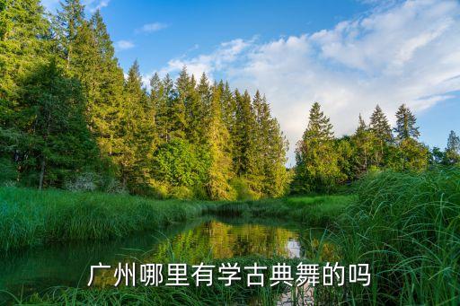 广州哪里有学古典舞的吗
