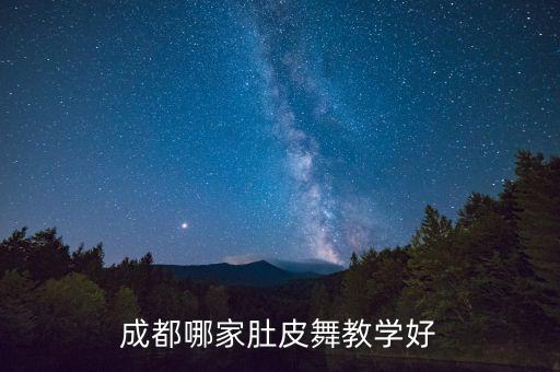 成都哪家肚皮舞教学好