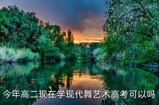 今年高二现在学现代舞艺术高考可以吗