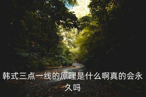 韩式三点一线的原理是什么啊真的会永久吗