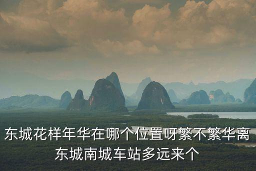 东城花样年华在哪个位置呀繁不繁华离东城南城车站多远来个