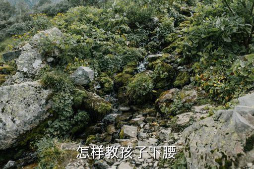 怎样教孩子下腰