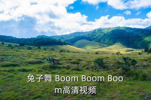 兔子舞视频完整版教学幼儿园，兔子舞 Boom Boom Boom高清视频