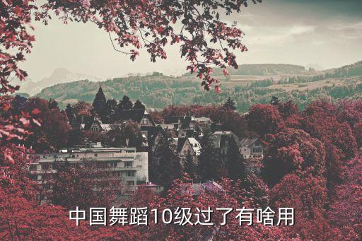 舞蹈考完十级该干啥了，民族舞考过10级该学什么