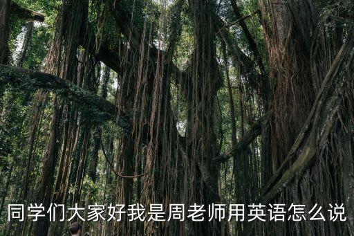 同学们大家好我是周老师用英语怎么说