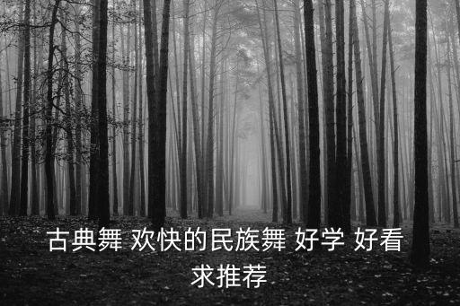古典舞 欢快的民族舞 好学 好看 求推荐