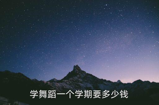 一般学舞蹈的价格是多少，请问有谁知道上舞蹈专业学校一年费用多少前期费用多少以后每