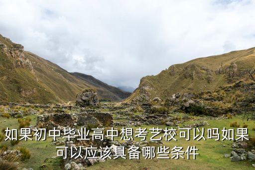 如果初中毕业高中想考艺校可以吗如果可以应该具备哪些条件