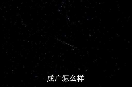 成广怎么样