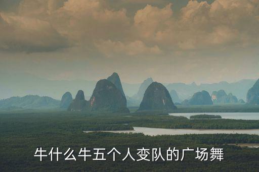 牛什么牛五个人变队的广场舞