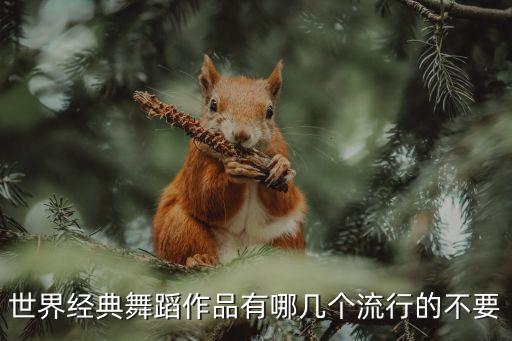 世界经典舞蹈作品有哪几个流行的不要