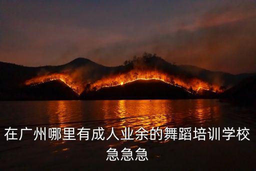 成人业余舞蹈培训班，成人舞蹈培训去哪里