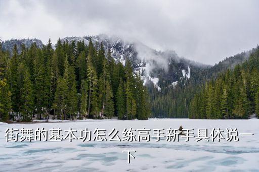 街舞的基本功怎么练高手新手具体说一下